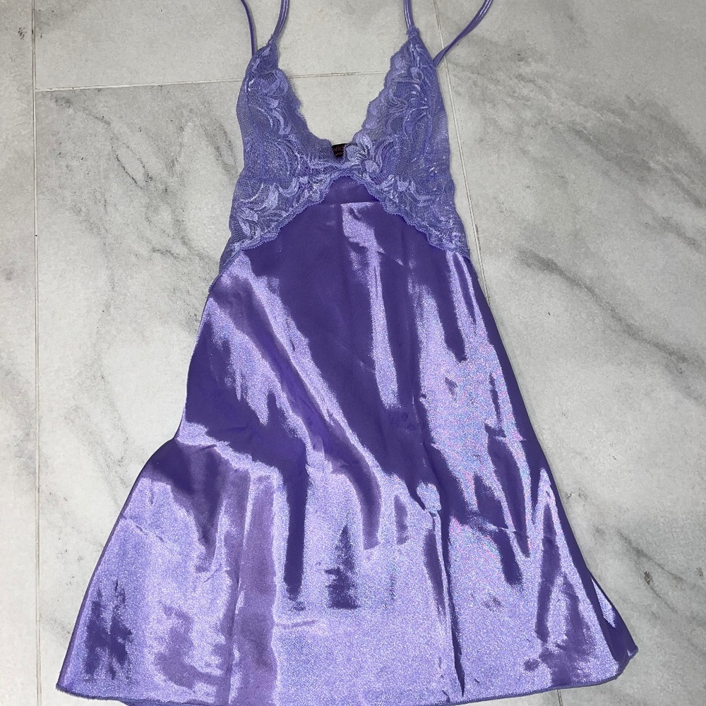 Silk + Lace Mini Dress